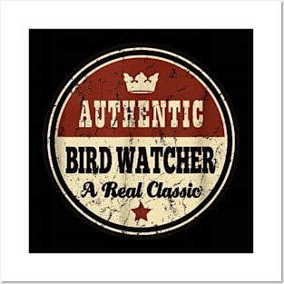 Vintage Bird Watcher Posters and Art